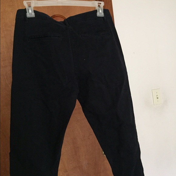 Gap black long khakhi
