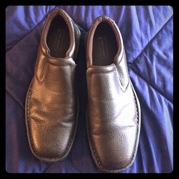 Men's Brown Faux Leather Loafers