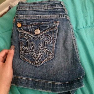 MEK denim shorts