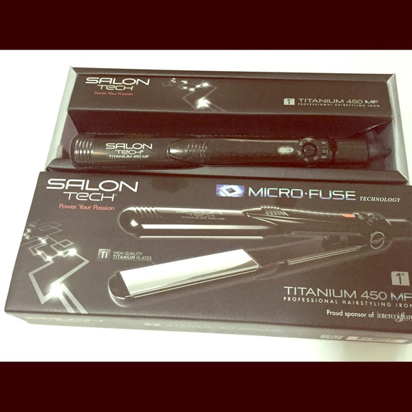 Salon tech Titanium Iron hair straightener