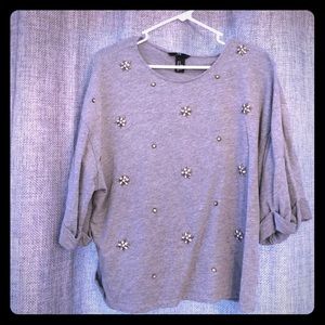 H&M appliquéd sweatshirt