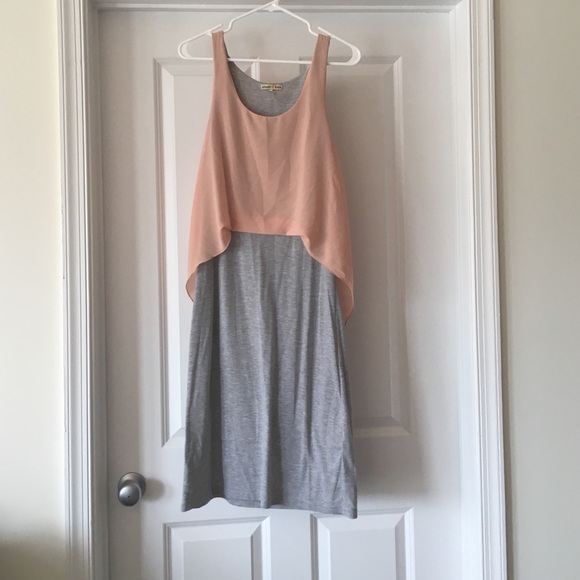 Altar'd state link pink and grey dress