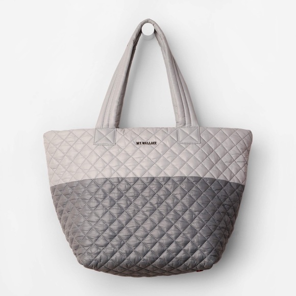 MZ Wallace Metro Tote Medium Dual Gray