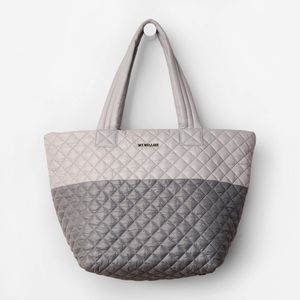 MZ Wallace Metro Tote Medium Dual Gray