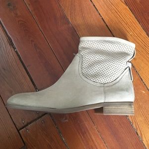 Franco Sarto Cream Suede Booties!