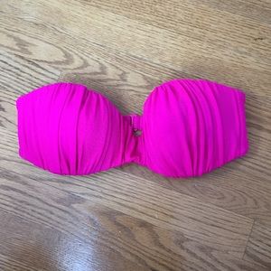 Pink bikini top