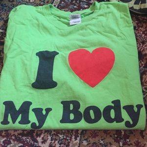 'I ❤️ My Body' t-shirt