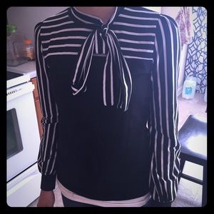 Black & White Blouse