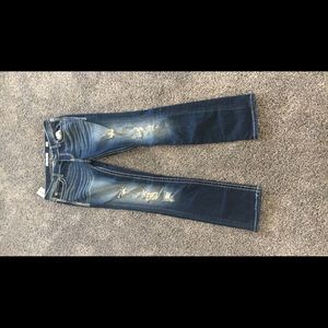 Buckle crop jeans size 30R