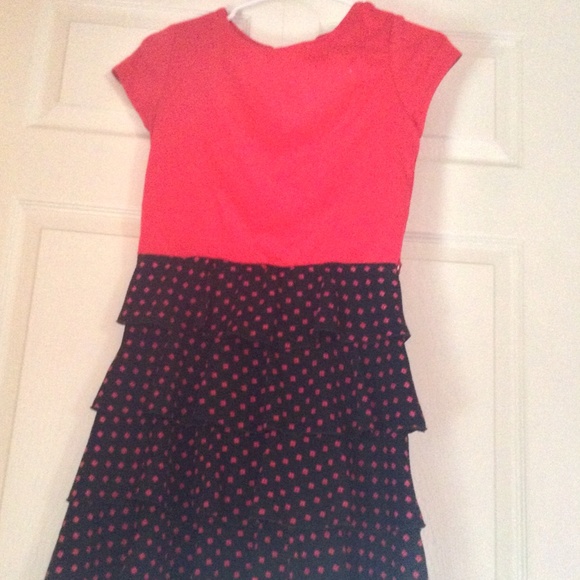 red and black polka dot dress