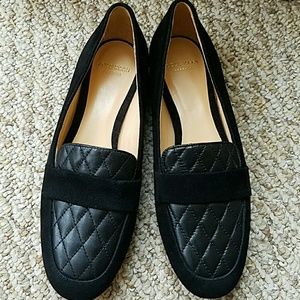 NEW! Cole Haan "Dakota" quilted loafer in blk