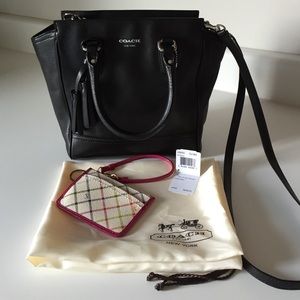 Auth Coach Legacy Mini Tanner tote Crossbody bag