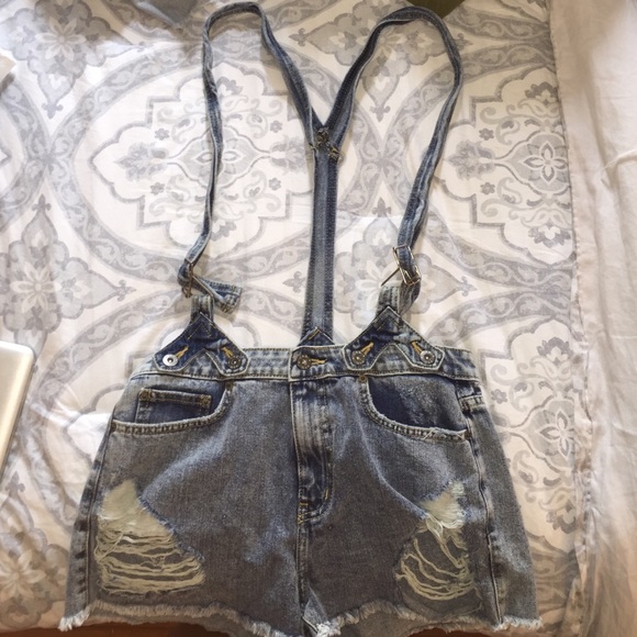 Overall Shorts
