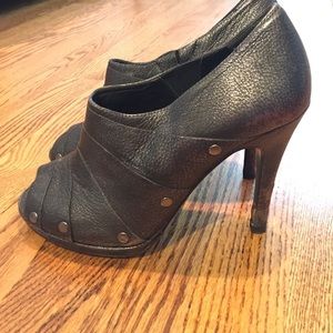 Diane Von Furstenberg Peep Toe Booties