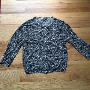 JCrew patterned sweater
