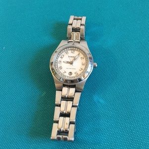 Silver Fossil watch