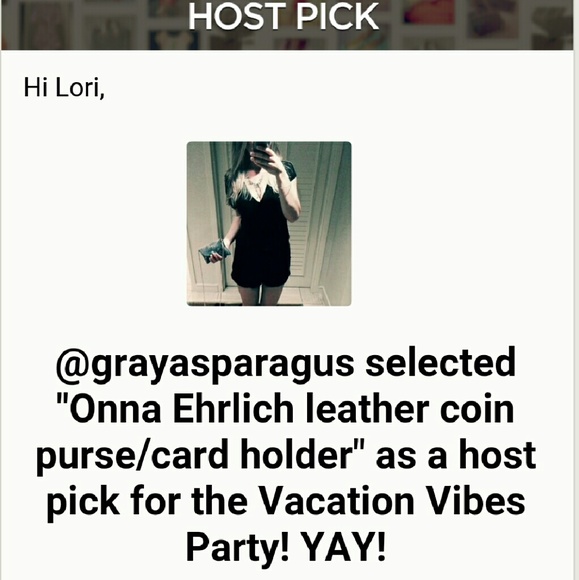 SOLD๐Free Gift HP Onna Ehrlich leather coin purse - Picture 4 of 4