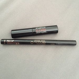 Eyeliner and mascara 2 products