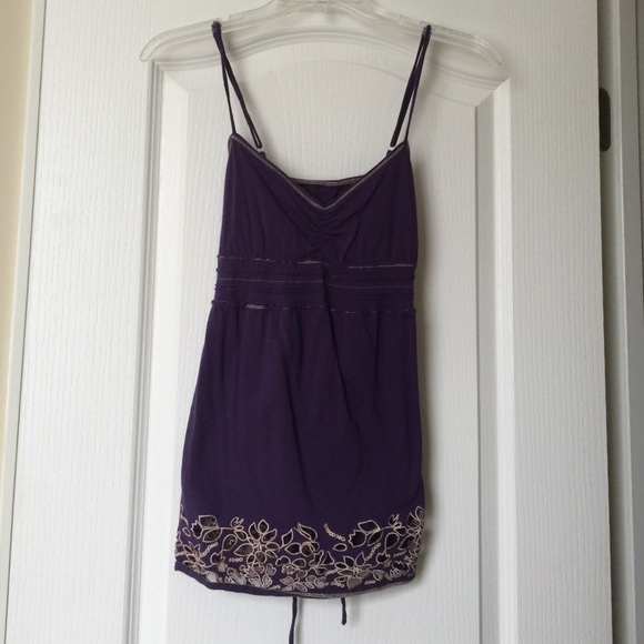 Lace flowy tank top