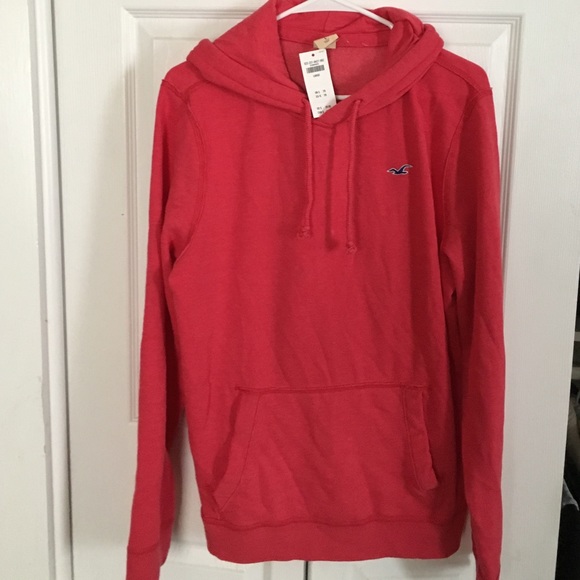 Hollister Red sweatshirt new with tags Large
