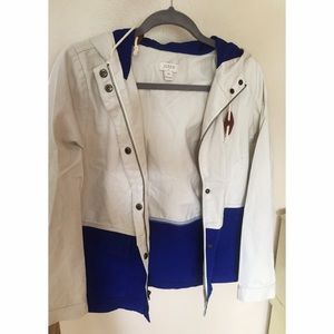 J crew color block sail jacket