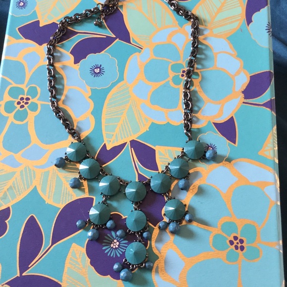 Teal Statement necklace