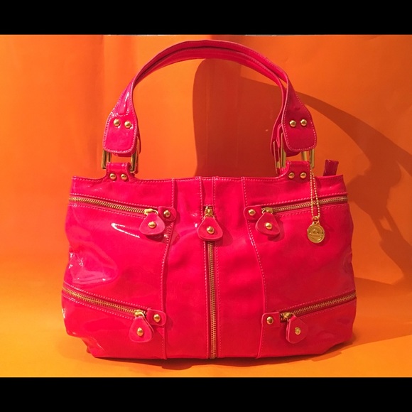 Hot pink Big Buddha bag length 11" width 25"