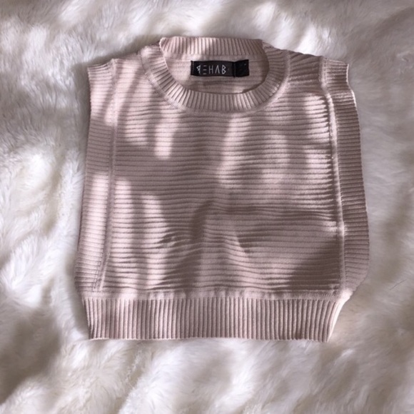 Open back crop top