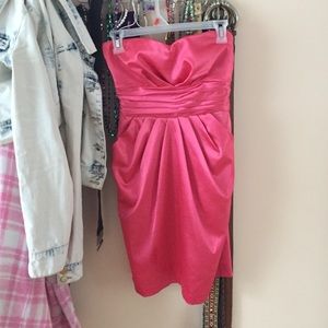 Coral semi formal dress