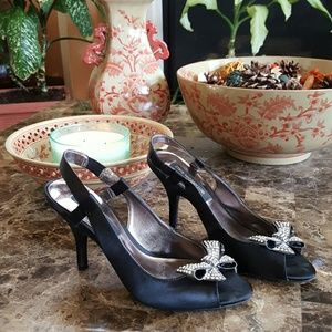 Steve Madden open toe sling backs