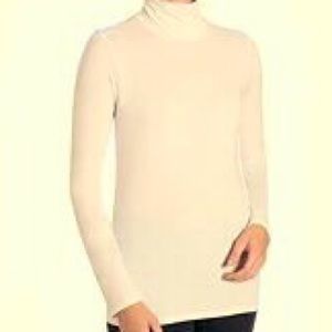Nordstrom Cream Long Sleeve Turtleneck