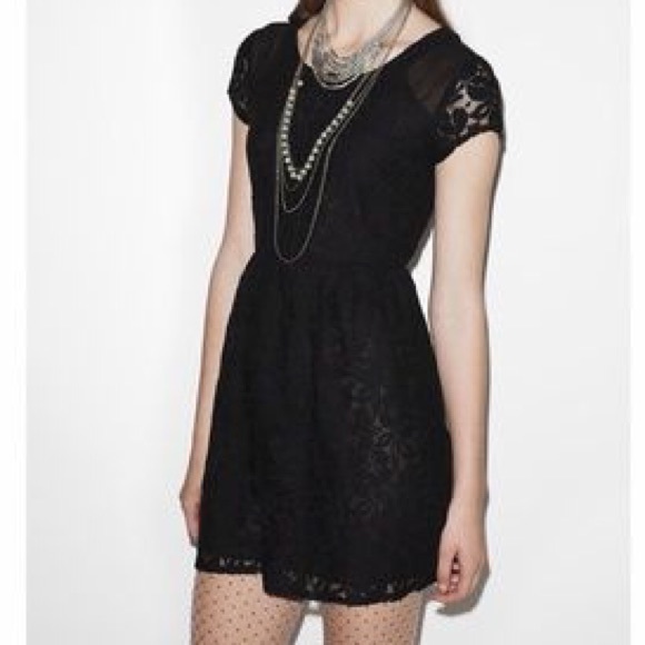 Urban Outfitters Black Lace Dress