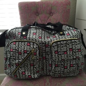 Betsey Johnson Large Sequin Duffle
