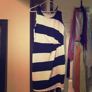 NWT Black and white striped Dress