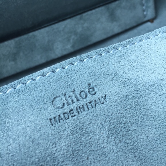 🎉🎉🎉SOLD🎉🎉🎉Chloe mini drew bag in cloudy blue - Picture 3 of 3