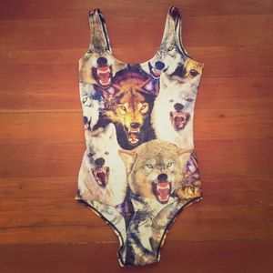 One piece bathing suit