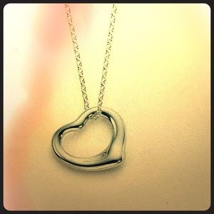 Open Heart Pendant Necklace