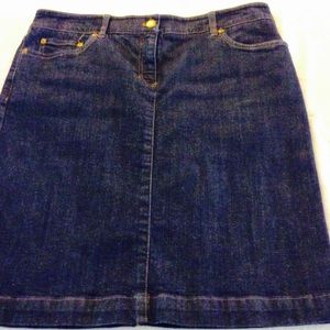 Jones New York stretch denim skirt
