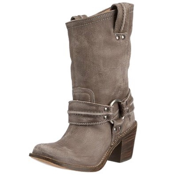 Frye Carmen harness grey 9.5