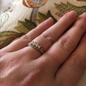 Engagement/promise ring, diamond, size 6.5.