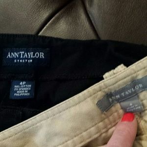 2 pairs of Ann Taylor P capris. 24" inseam