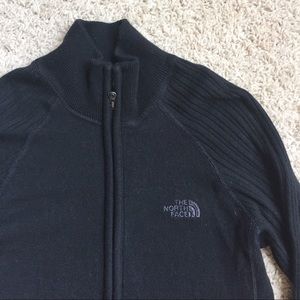 The North Face zip up sweater