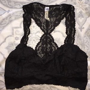 Black lace Bralette