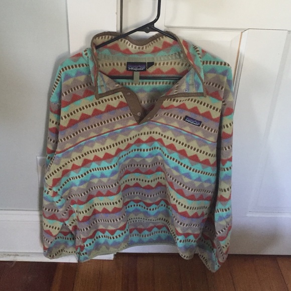 Patagonia Jackets & Blazers - Patagonia Retro pattern Snap T fleece L