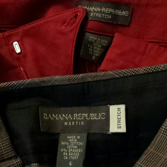 2 pairs of banana republic capris - Picture 1 of 1
