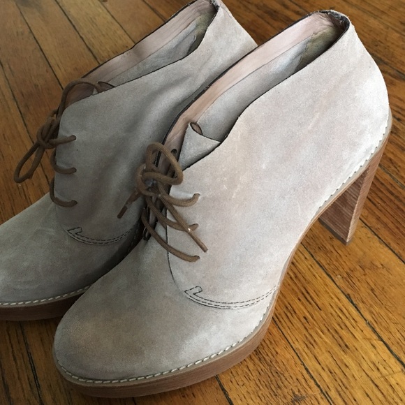 Cole Haan Nubuck Leather High Heel Boot