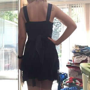 Blue Formal Mini Dress