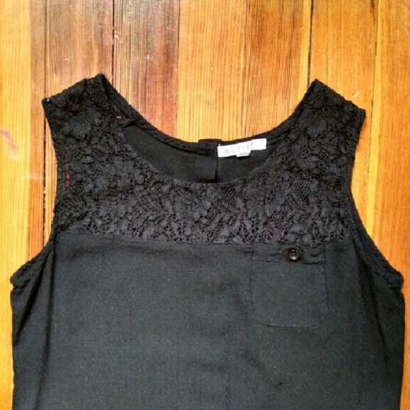 Lacy Black Top