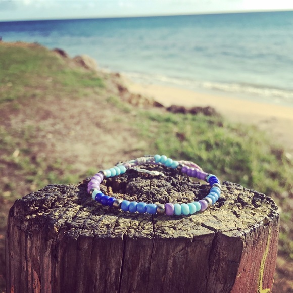 Mermaid Glass 🌸 Beads Bracelet