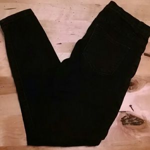 Black high waisted jeans